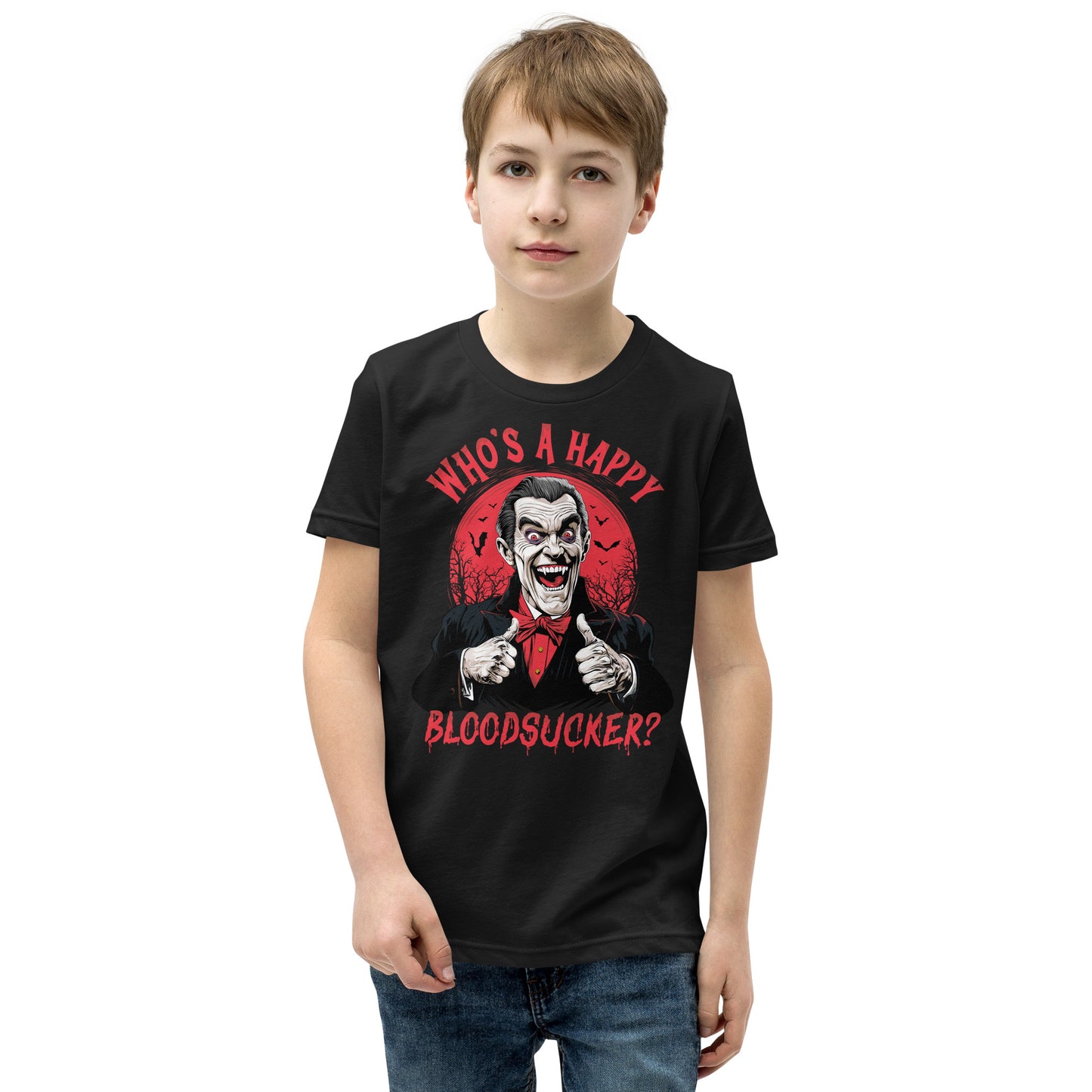 Who's a Happy Bloodsucker? Youth Short Sleeve T-Shirt