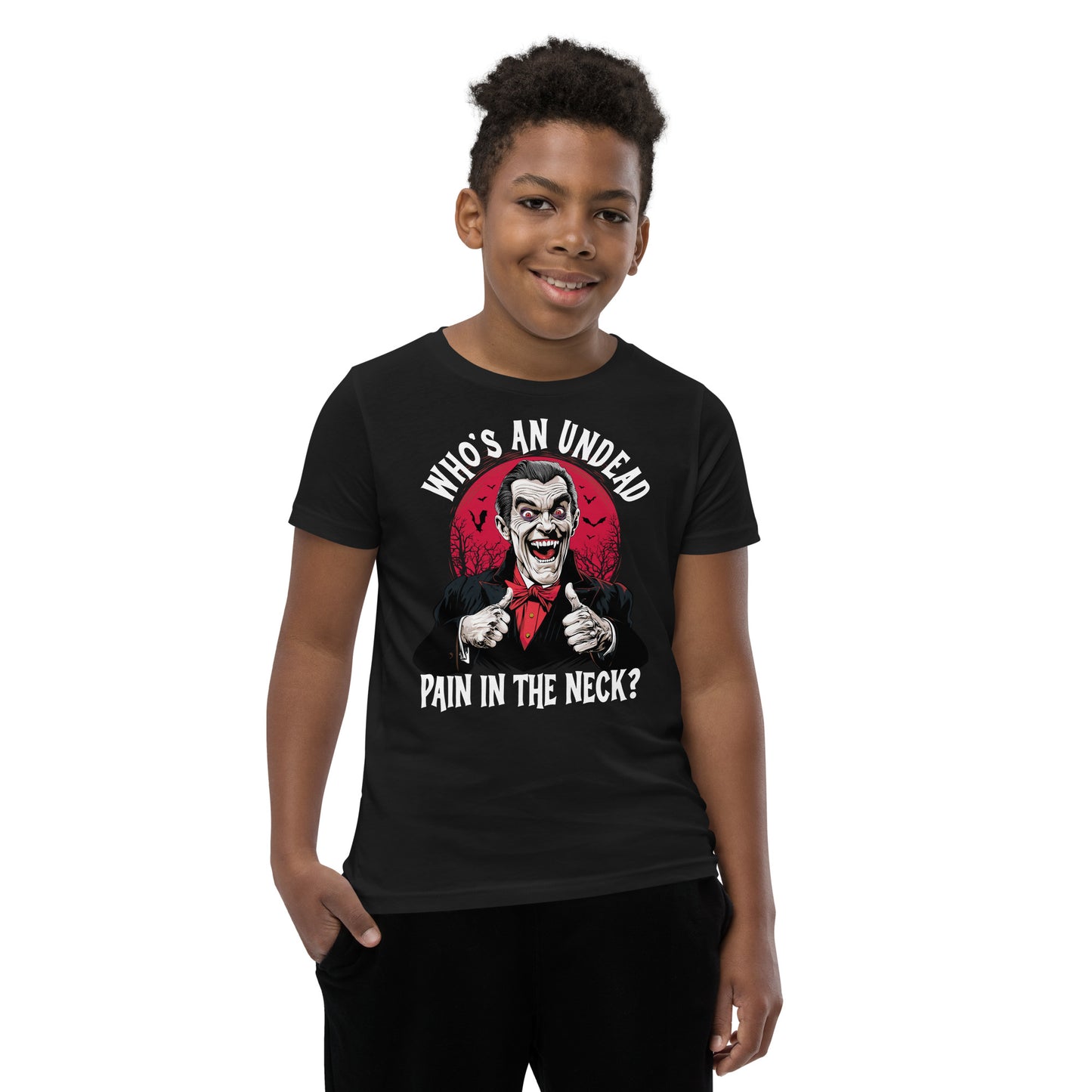 Who's an Undead Pain in the Neck? Youth Short Sleeve T-Shirt