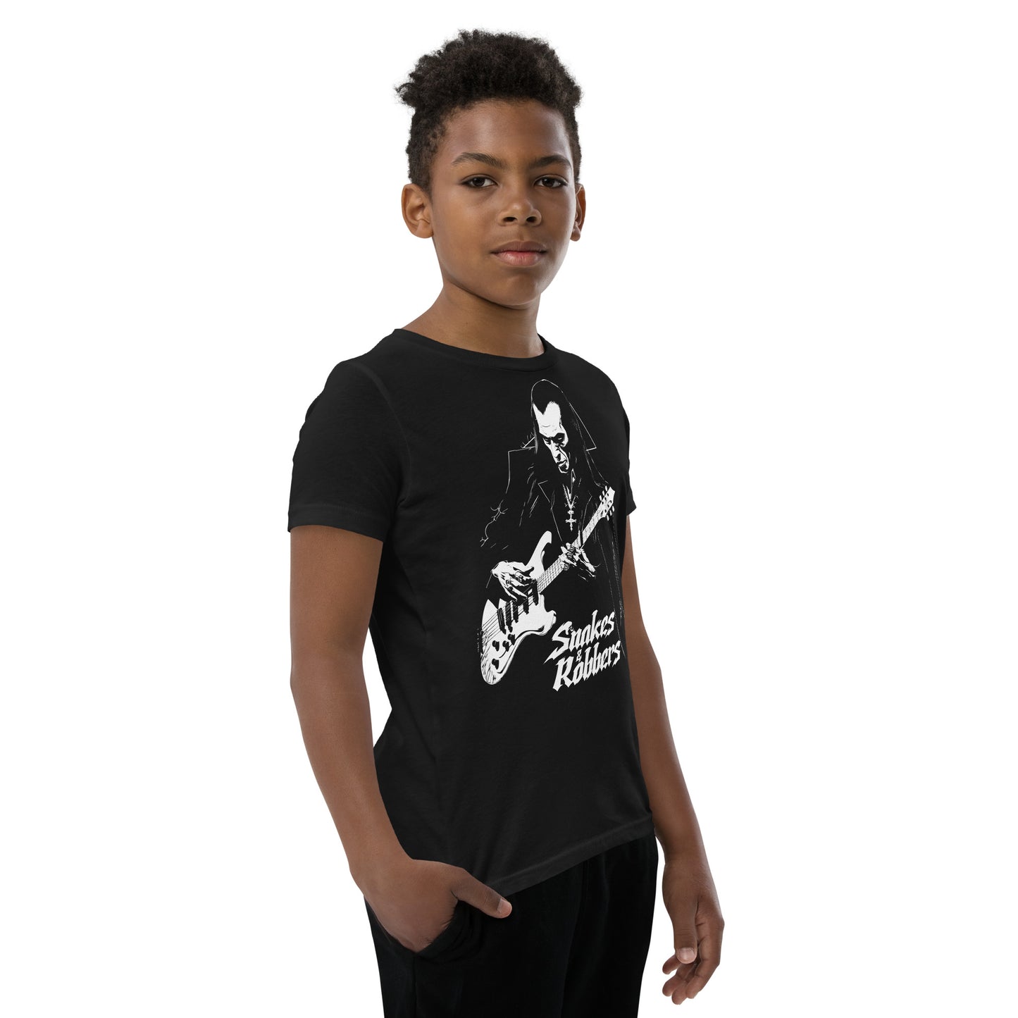 Rock Star Dracula Youth Short Sleeve T-Shirt