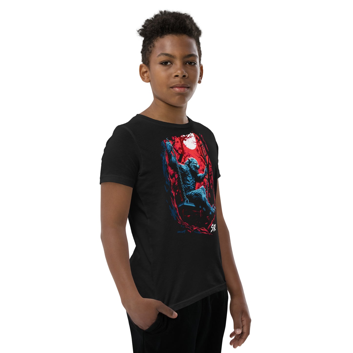 Classics Werewolf Swing Youth Short Sleeve T-Shirt