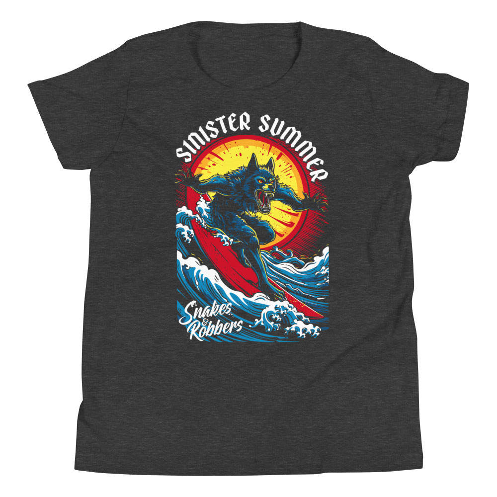 Sinister Summer Werewolf Youth Short Sleeve T-Shirt