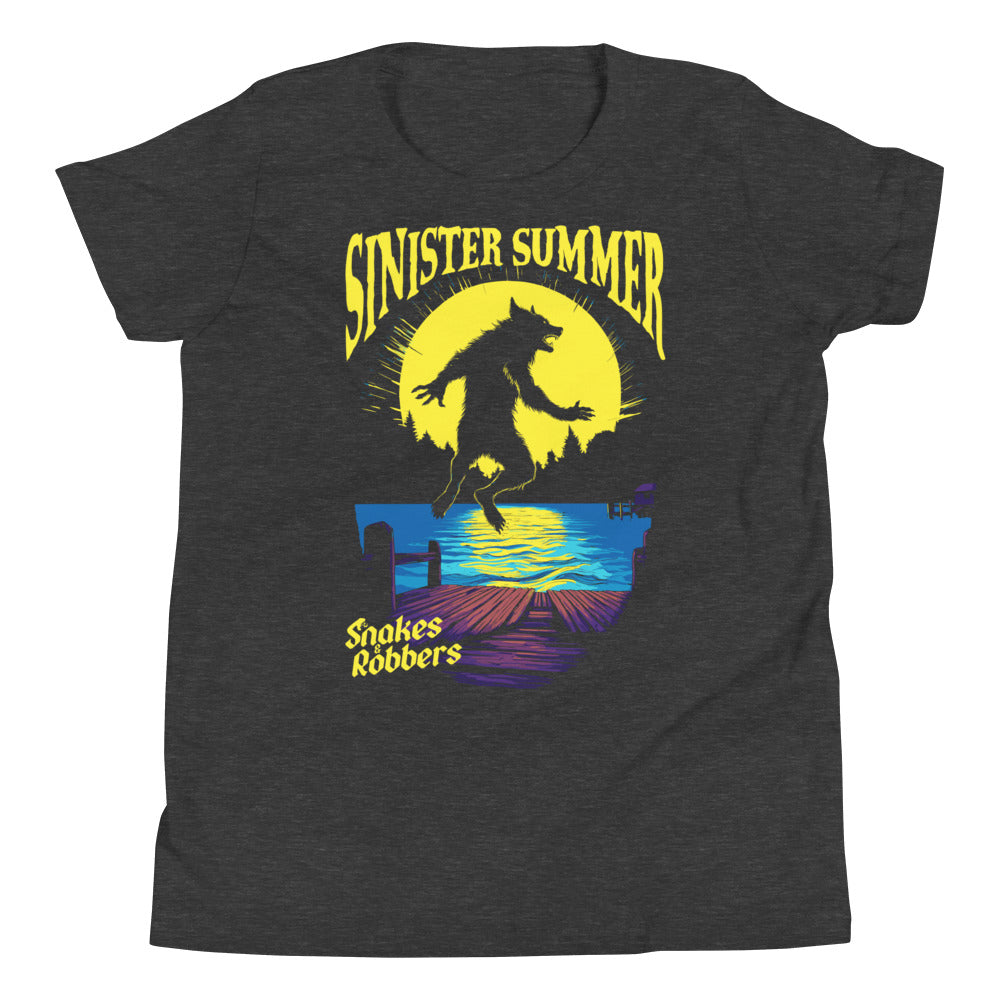 Sinister Summer Werewolf Youth Short Sleeve T-Shirt