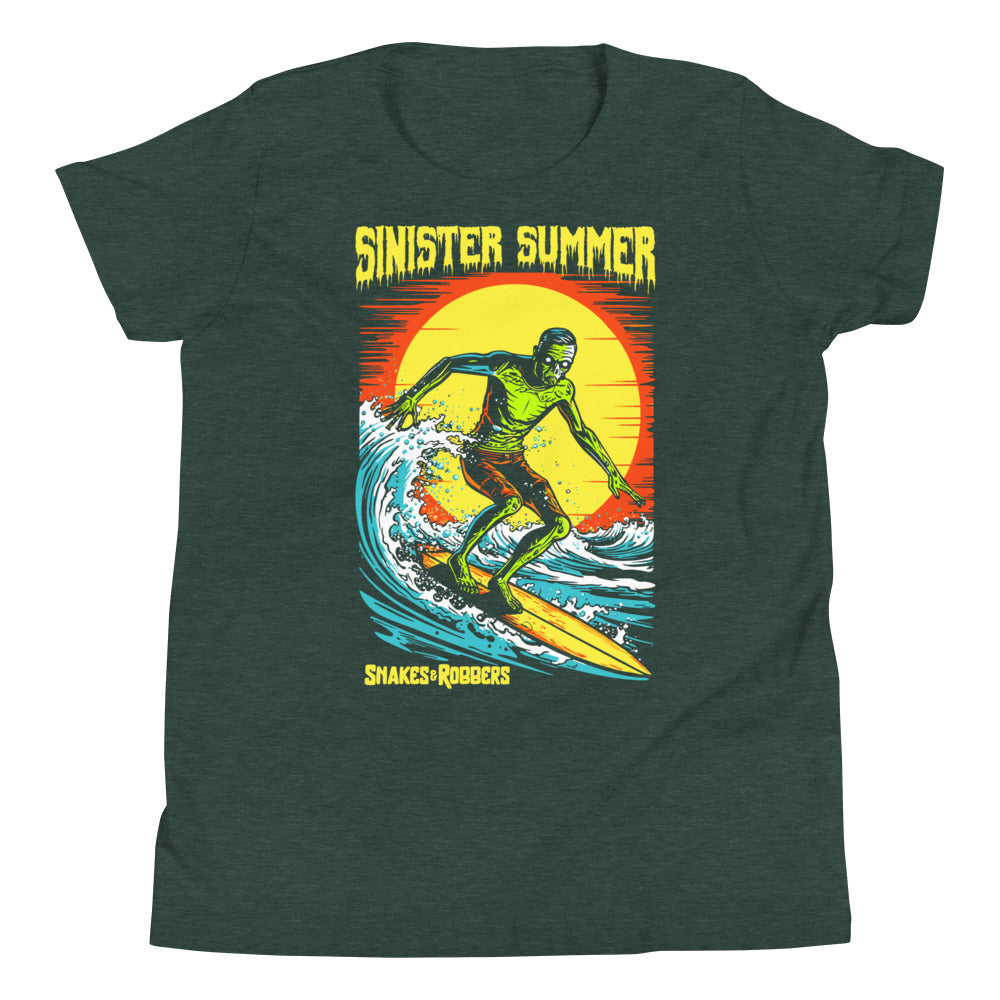 Sinister Summer Zombie Youth Short Sleeve T-Shirt