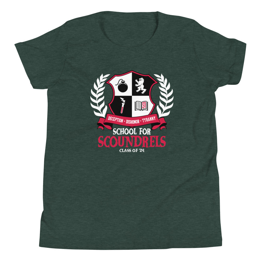 School for Scoundrels Youth Short Sleeve T-Shirt