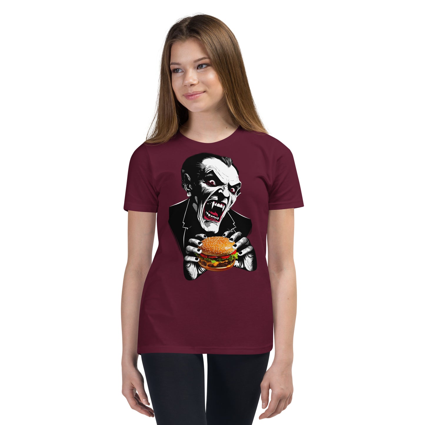 Count Cheese Burger Youth Short Sleeve T-Shirt