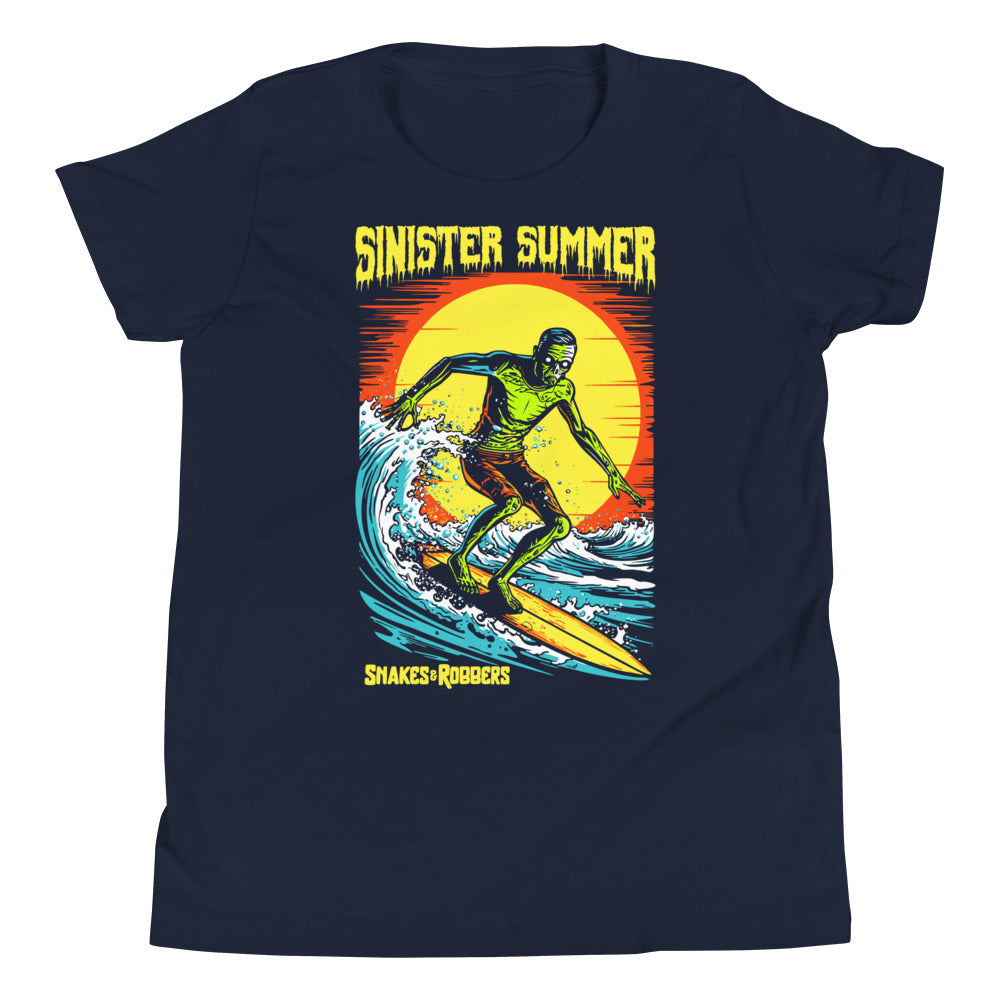 Sinister Summer Zombie Youth Short Sleeve T-Shirt