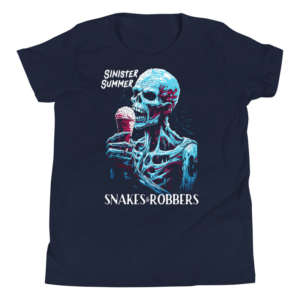 Sinister Summer Zombie Youth Short Sleeve T-Shirt