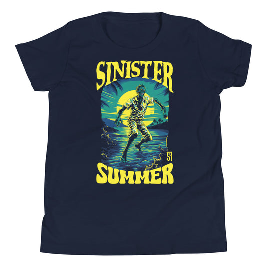 Sinister Summer Zombie Youth Short Sleeve T-Shirt