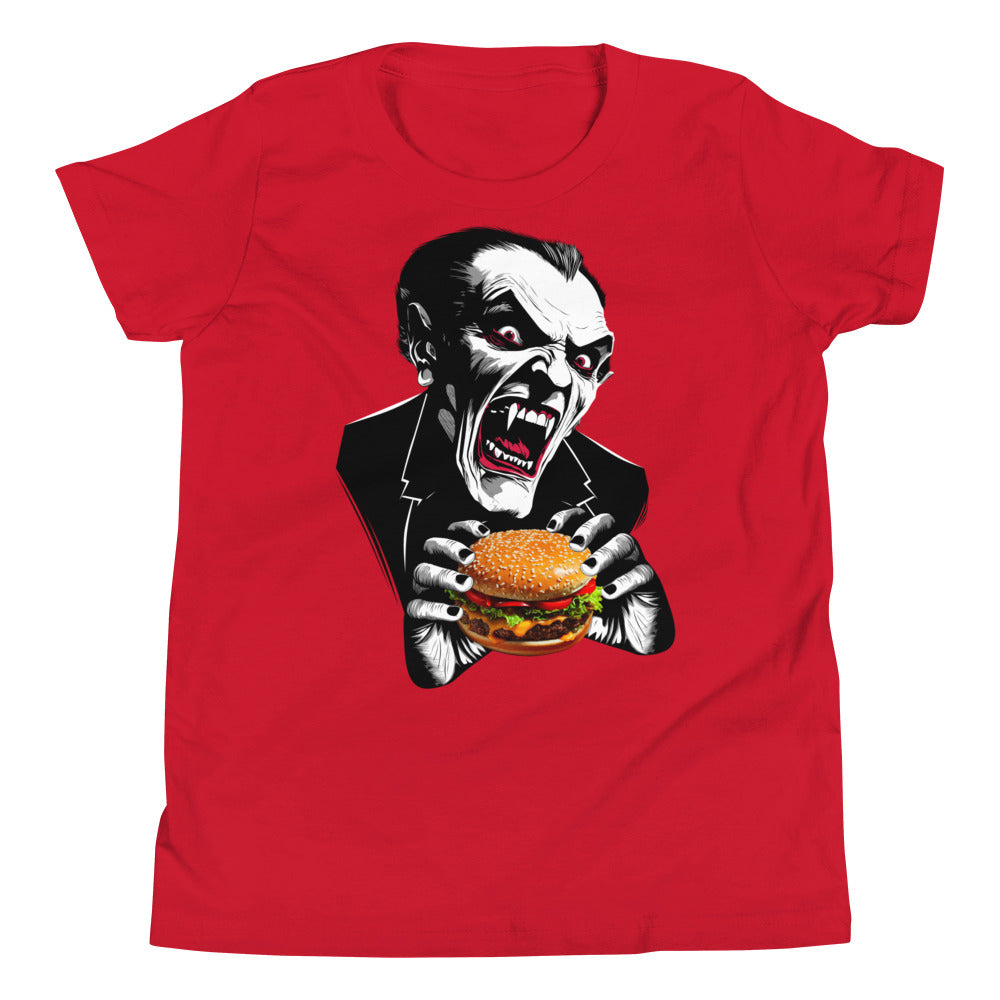 Count Cheese Burger Youth Short Sleeve T-Shirt