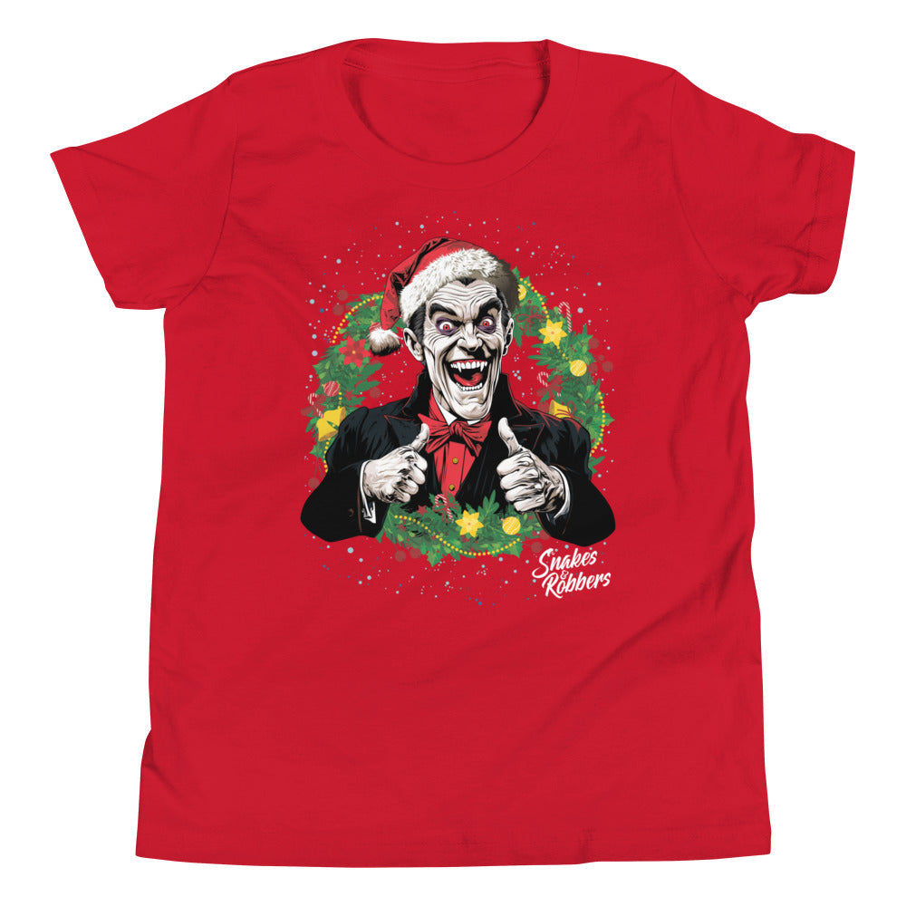 Festive Dracula Youth Short Sleeve T-Shirt