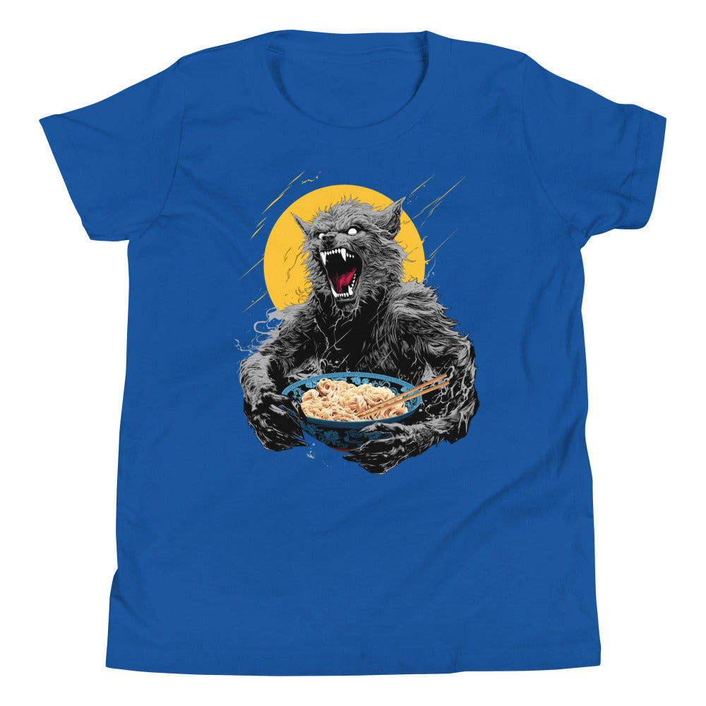 Ramen Wolf Youth Short Sleeve T-Shirt