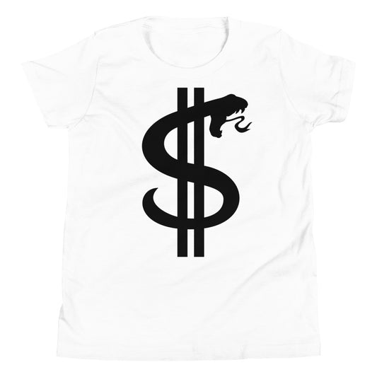 Snakes & Robbers Dollar Youth Short Sleeve T-Shirt