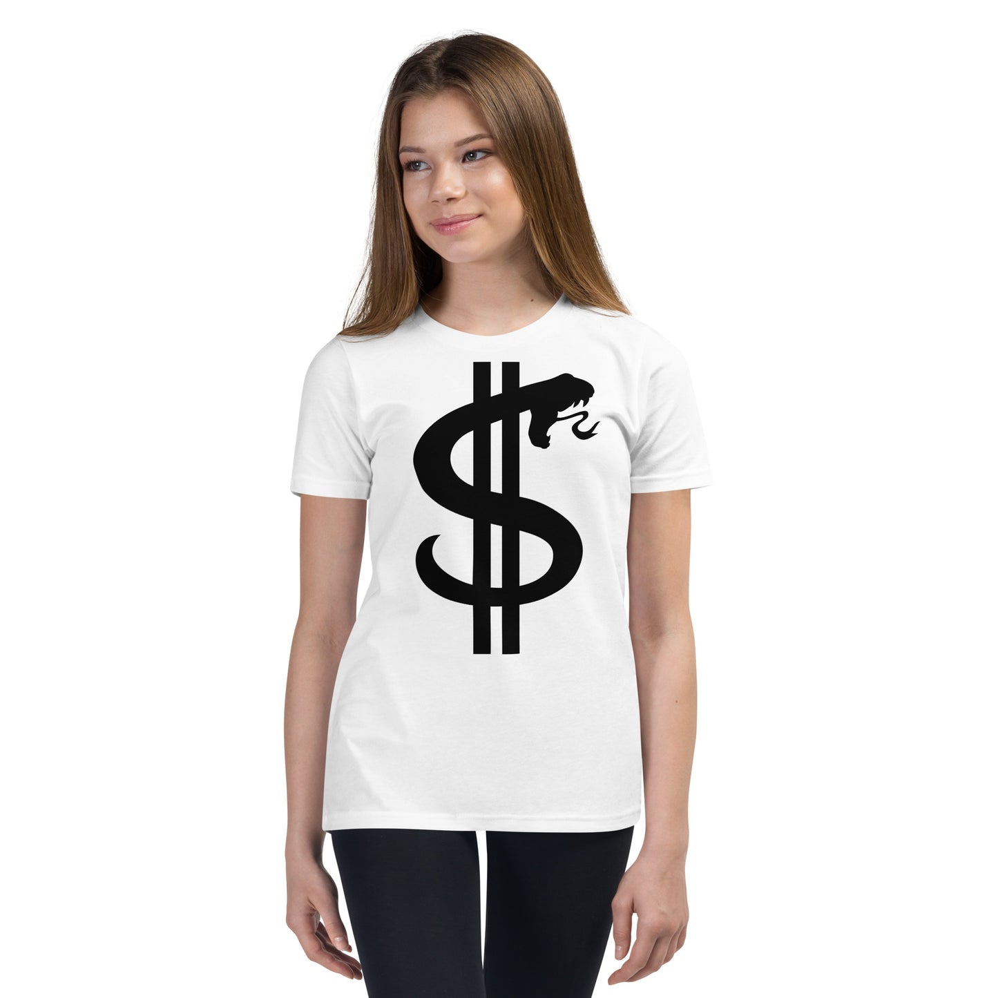 Snakes & Robbers Dollar Youth Short Sleeve T-Shirt