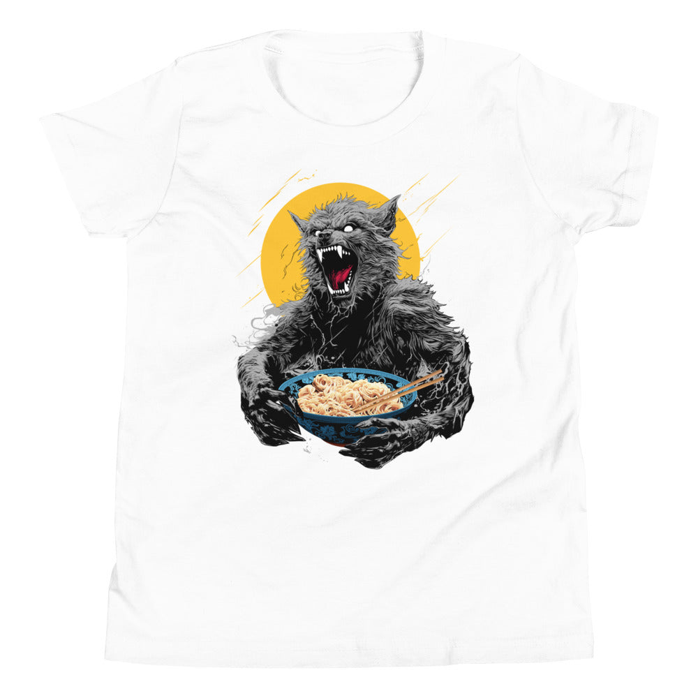 Ramen Wolf Youth Short Sleeve T-Shirt