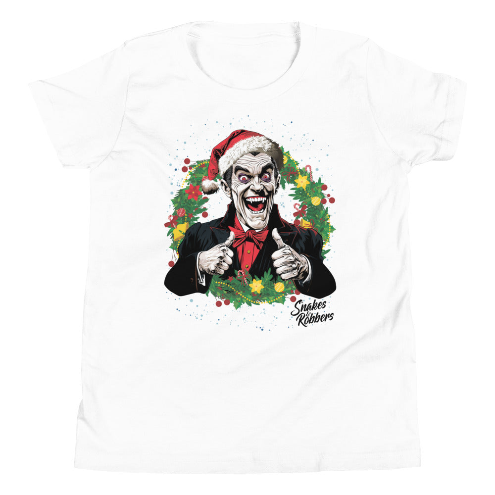 Festive Dracula Youth Short Sleeve T-Shirt